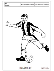 Futbol boyama sayfaları